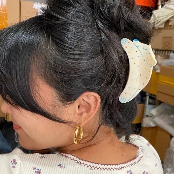 NEW Dog Crystal Hair Clip Claw - Picture 4 of 10